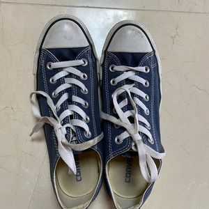 Blue converse all star women’s shoes